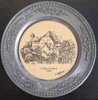 Plaque décorative métal château 1984 3. Wiler Stadtlauf