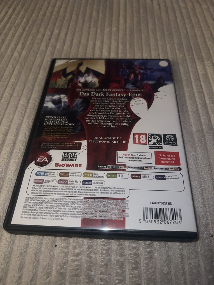 Giochi: Dragon Age: Origins - PC Spiel – Usato da Bilten venduto da and_6hjn 2