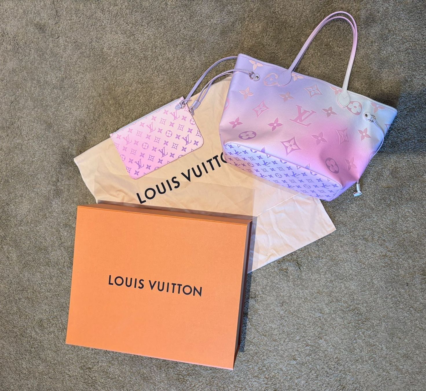 Louis Vuitton Borse da donna: Louis Vuitton Neverfull MM Sunrise Pastel – Usato da Richterswil venduto da Dingsda72 6