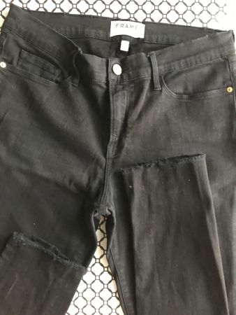 Schwarze Jeans von Frame, Gr. 31