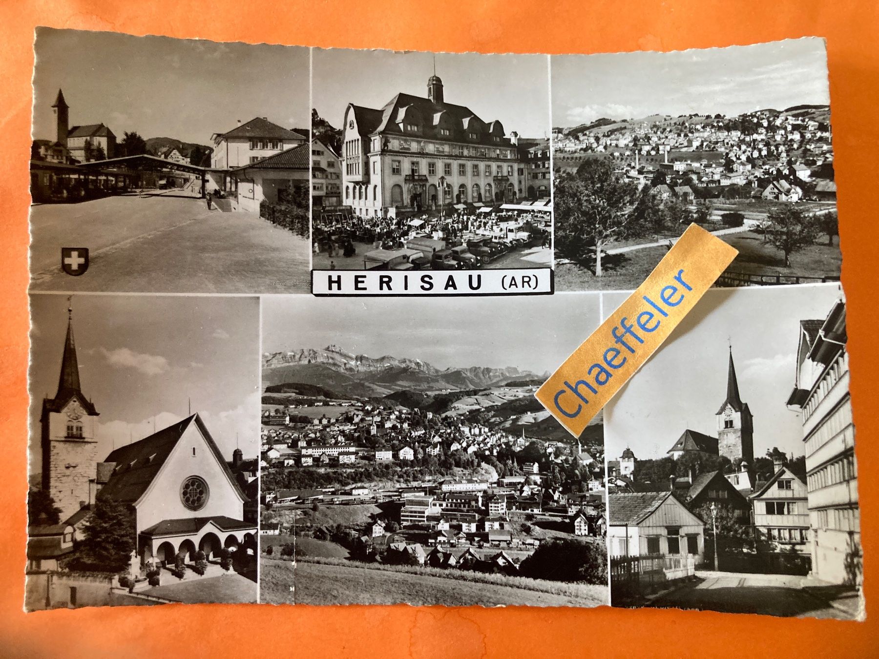 Ansichtskarten: 1962 Herisau (AR) – Gebraucht aus Zürich von Chaeffeler