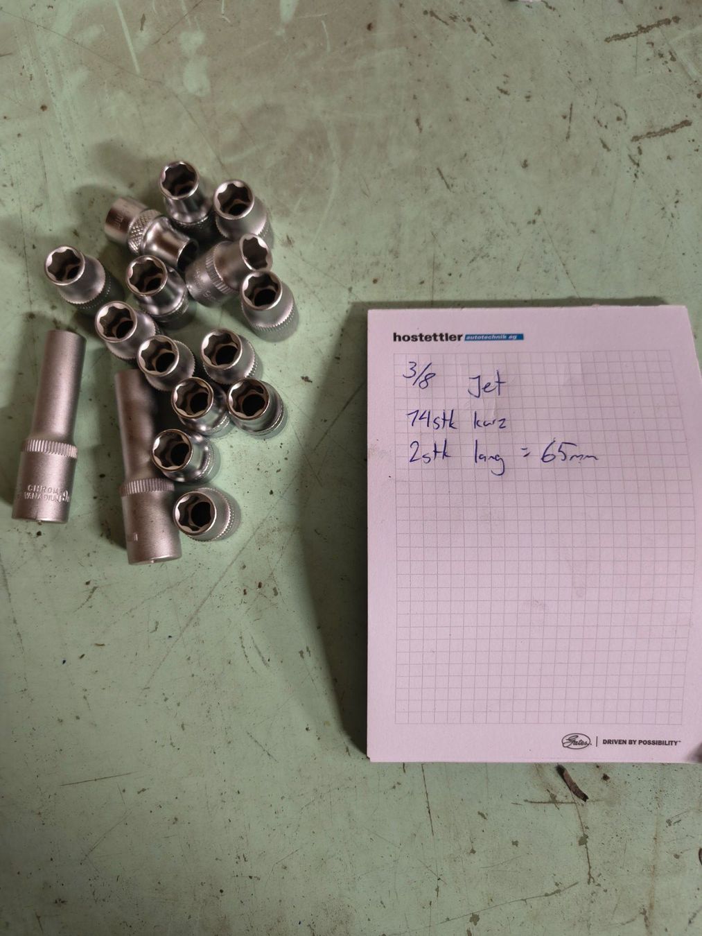 Tutti gli attrezzi: 16x Stecknüsse Jet – Usato da Oberhelfenschwil venduto da Leanhar13