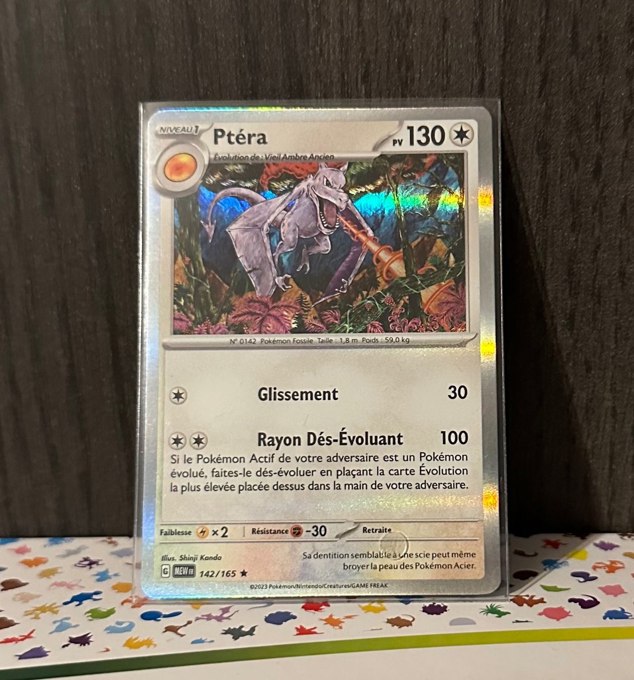 Pokémon Carte collezionabili: Pokémon FR Ptera Holo 151 – Usato da Grand-Lancy venduto da Mario64