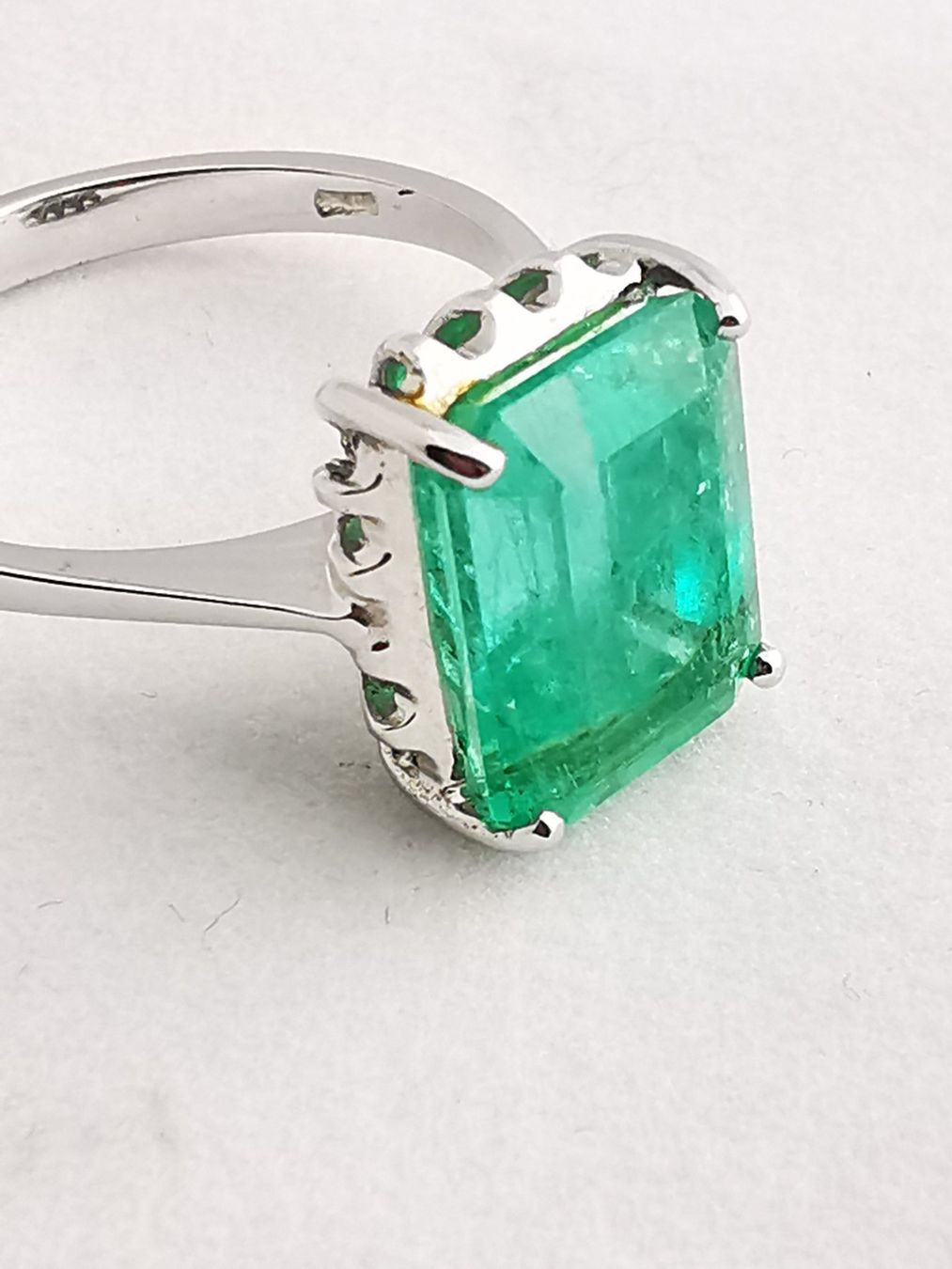 Ringe: Anello 18k Smeraldo Colombiano – Neu (gemäss Beschreibung) aus Brissago von Kri_2k8j 6
