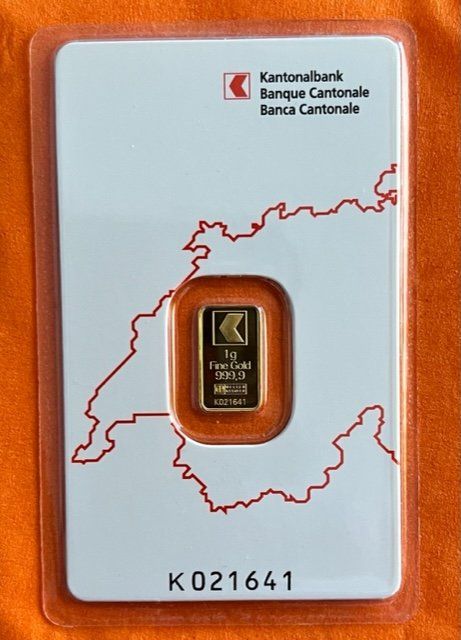 Metalli preziosi: Goldbarren 1 Gramm - Fine Gold 999.9 - Zertifiziert – Nuovo e nell'imballaggio originale da Neuhausen venduto da Hs8 2