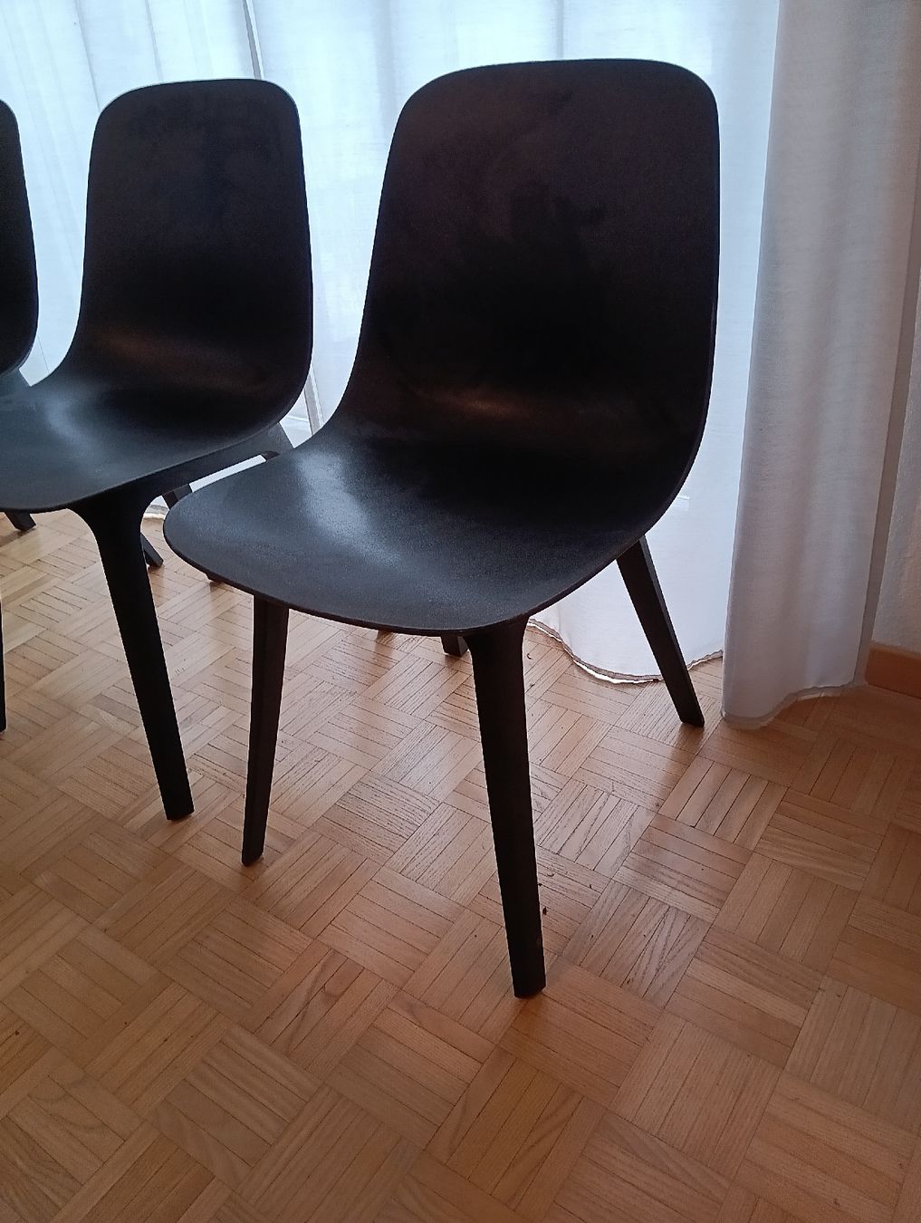 Ikea Sedie: Ikea ODGER Stuhl anthrazit 3 Stk.  – Usato da Luzern venduto da philipruth 2