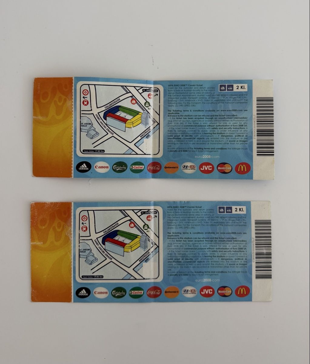 Tickets: Uefa Euro 2008 Tickets Basel  – Gebraucht aus Füllinsdorf von hae_gt9l 1