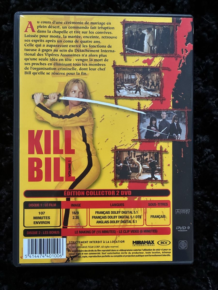 Tutti i DVDs: DVD Kill Bill – Usato da Neyruz FR venduto da Shcc17 1