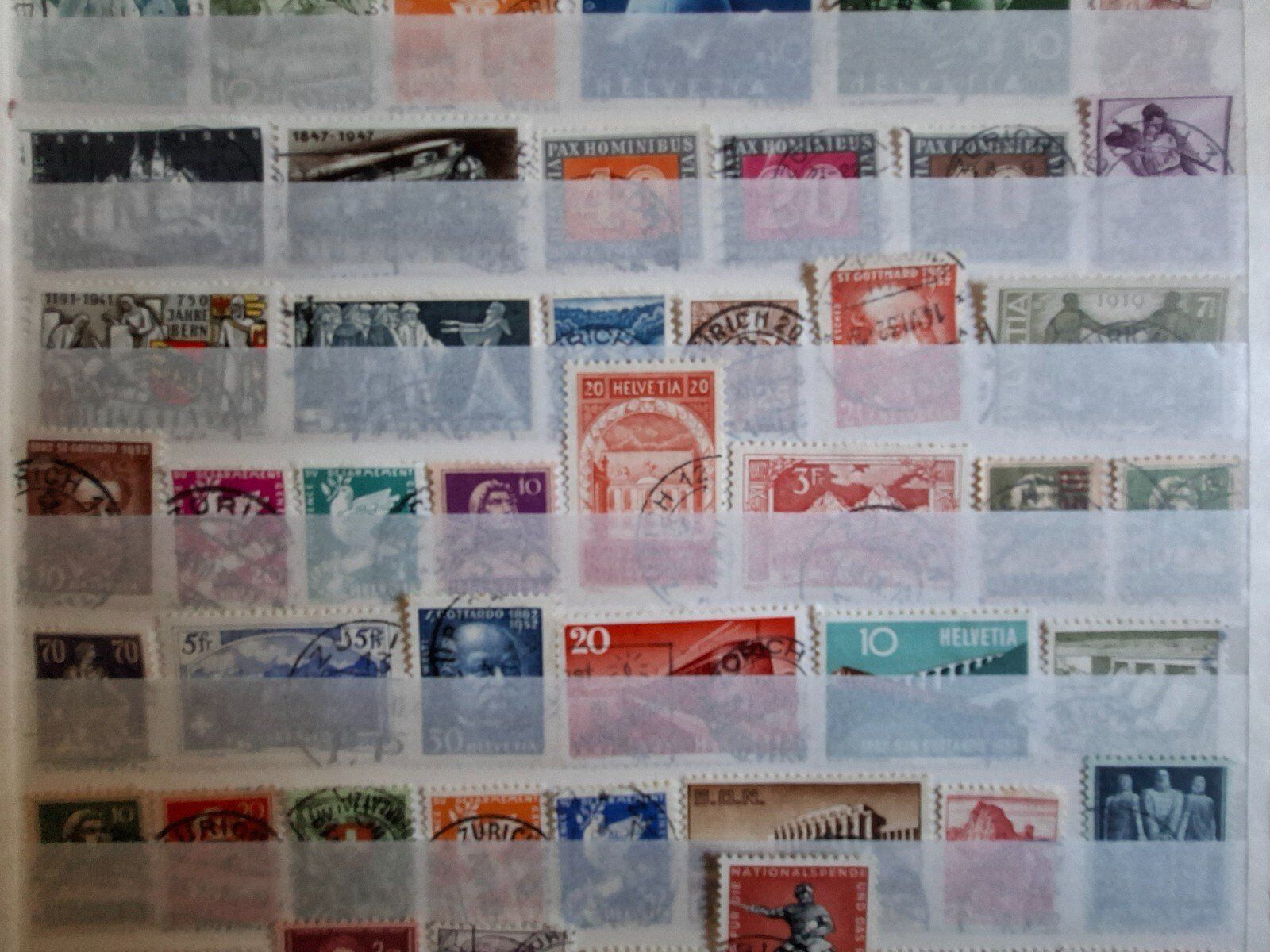 Tutti i francobolli: 69 Schweizer Briefmarken mit Stempel "Zürich" – Usato da Frauenfeld venduto da Interessent1 2