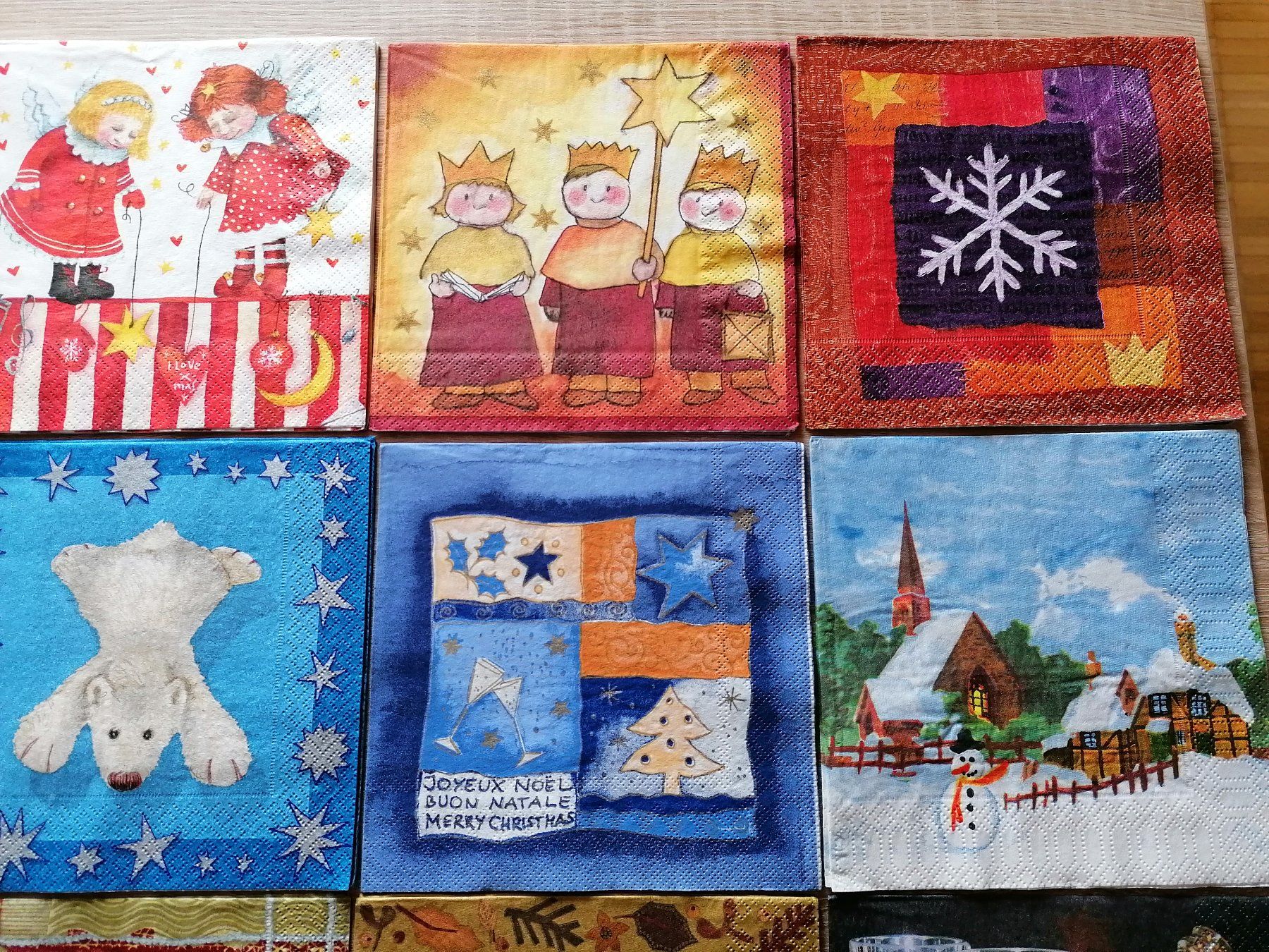 Tovaglioli: 30 Stk. Servietten Weihnachten / Set Nr. 1 – Nuovo (secondo la descrizione) da Zollikofen venduto da Blackie 2