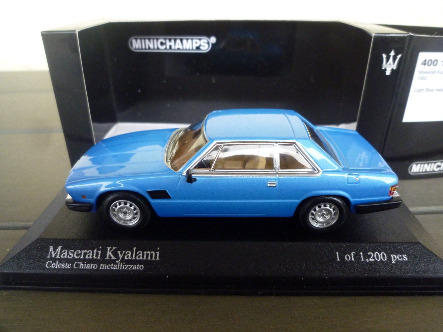 Minichamps Modellini d'auto: Maserati Kyalami (1982) – Nuovo e nell'imballaggio originale da Flawil venduto da Imperiosud 4
