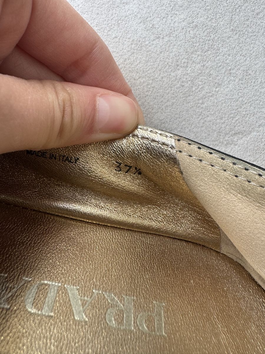 Prada Scarpe da donna: Prada Espadrilles schwarz Leder Grösse 37.5  – Nuovo (secondo la descrizione) da Root venduto da schnaeppliprise 3