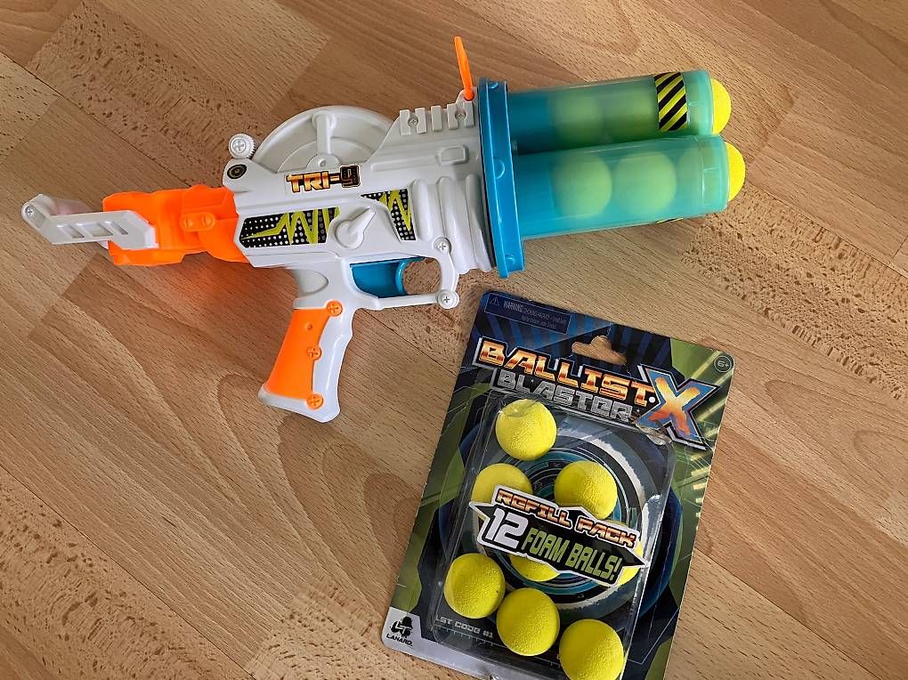 Nerf Giocattoli: Nerf TRI mit Schaumstoffbällen – Usato da Hellbühl venduto da sabilu