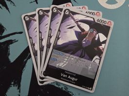 4x One Piece TCG - Van Augur EN