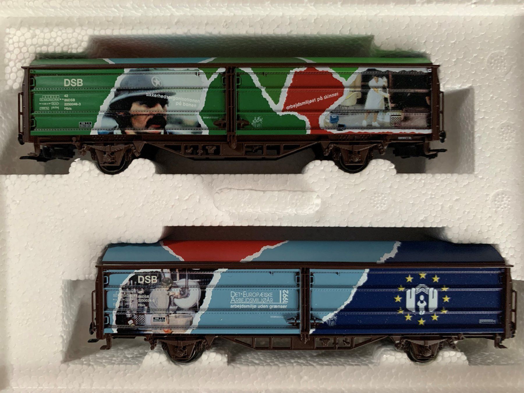 Märklin Modelleisenbahnen: Märklin H0 4838 DSB Güterwagenset – Gebraucht aus Volketswil von zwitsch33