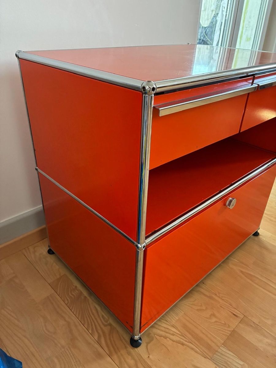 USM Cassettiere: USM Korpus /Sideboard / Kommode orange – Usato da Olten venduto da Chrix_k 1