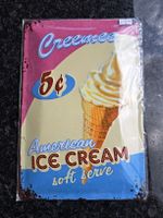 Retro Blechschild "Ice Cream" - Originalverpackt! Vintage