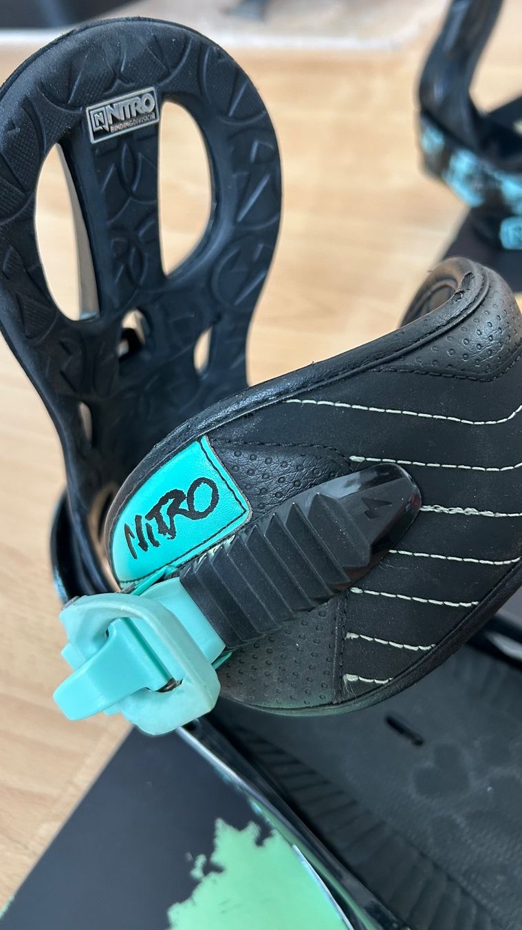 Snowboard Nitro Board: Nitro Snowboard mit Bindung (Anfänger-Niveau) – Usato da Müllheim Dorf venduto da jeney9 3