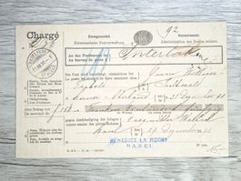 TR80 Enveloppe + Timbre Suisse 1890