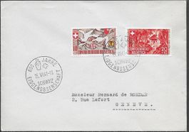 1941 FDC o SCHWYZ 15.VI. B13-14 hochwertig top ab 1.-