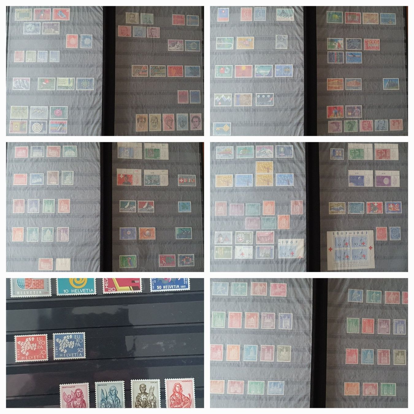 Tutti i francobolli: Sammlung Schweiz 1907 - 1997 Postfrisch – Usato da Kreuzlingen venduto da Rschweiz1 7