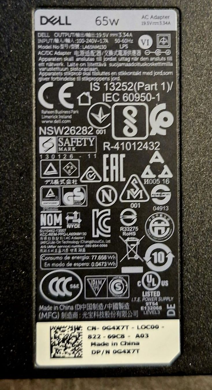 Dell Unità & Adattatore: Dell 65W Netzadapter – Usato da Toffen venduto da dav_d7rc 2