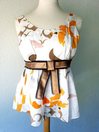 SCHUMACHER TOP SOMMERTOP XS SEIDE SILK SOIE Bluse TUNIKA