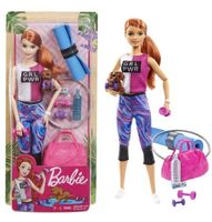Barbie GJG57 Barbie Fitness Doll and 9 Accessories