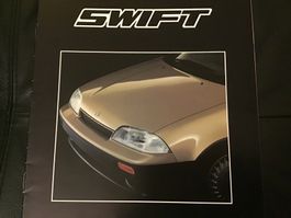 Suzuki Swift Verkaufsprospekt 18 Seiten Februar 1989