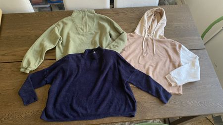 3er Set Damen Pullover, Hoodie, Gr. S Kleider Frauen bunt