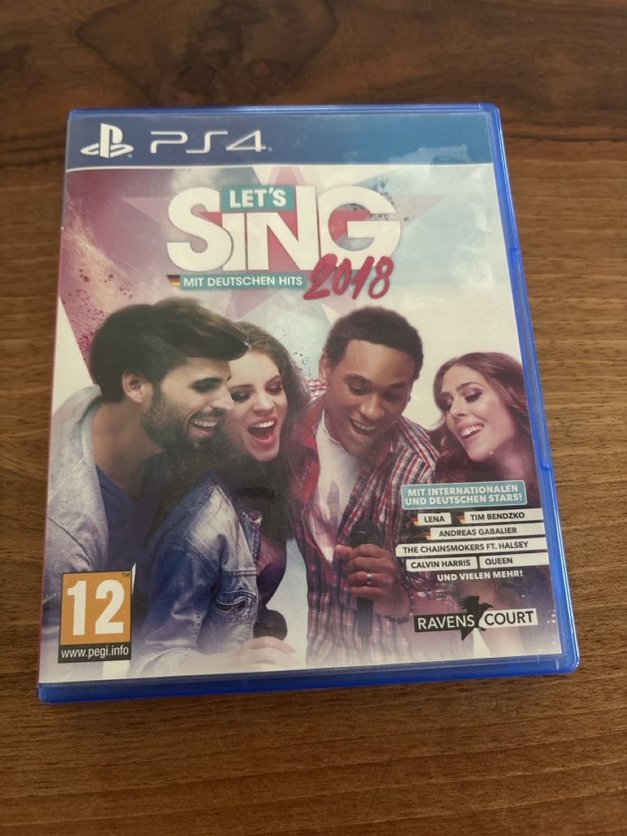 Sony Jeux: Let's Sing 2018 PS4 Spiel mit Deutschen Hits – D'occasion à Brunnen par eli_8ykg