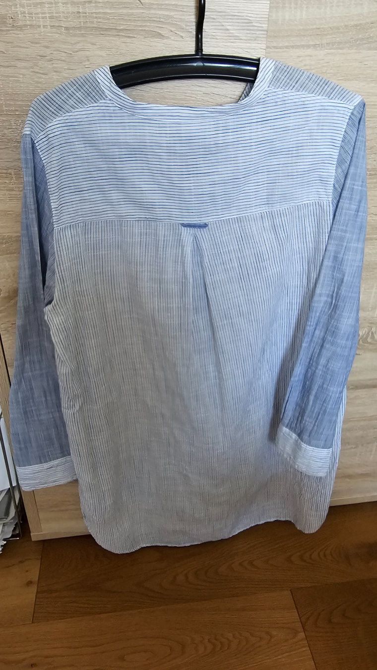 H&M Camicette: H&M L.O.G.G. Bluse Grösse 46 Weiss Blau Gestreift – Usato da Sirnach venduto da windrad65 3