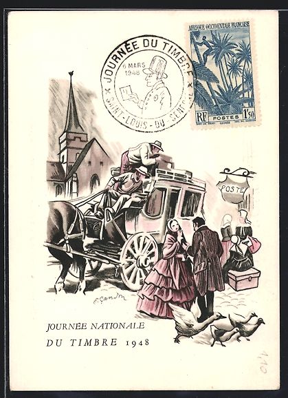 Cartes postales: Postkutsche auf der Journée Nationale d – D'occasion à Berlin par bartko-reher