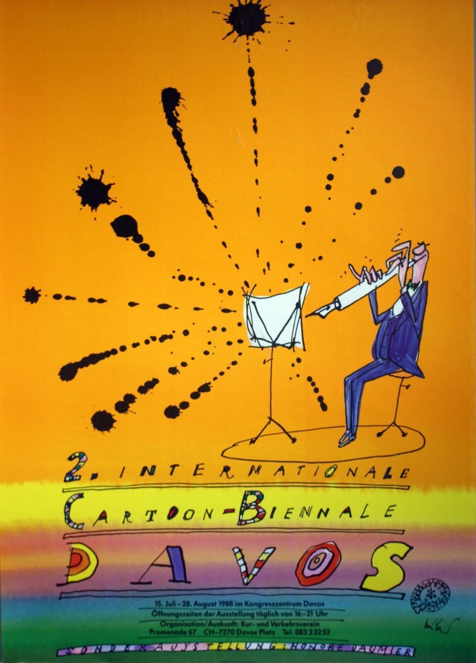 Foto & Immagini: 2. Internat. Cartoon-Biennale Davos – Usato da Eggenwil venduto da Joyart