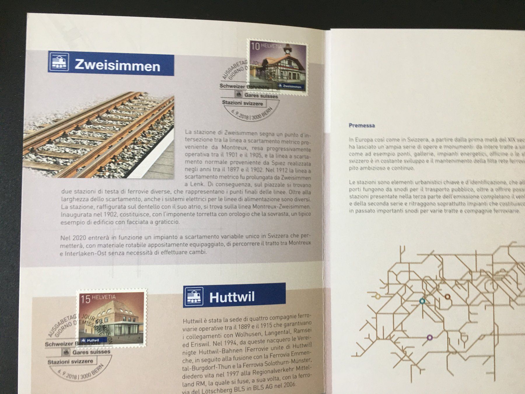 Tutti i francobolli: FDC stazioni svizzere Folder 2016 + 2017 + 2018  FDC – Nuovo (secondo la descrizione) da Niederrohrdorf venduto da leni29 5