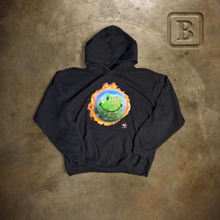 Hoodie mit Zeichen Travis Scott