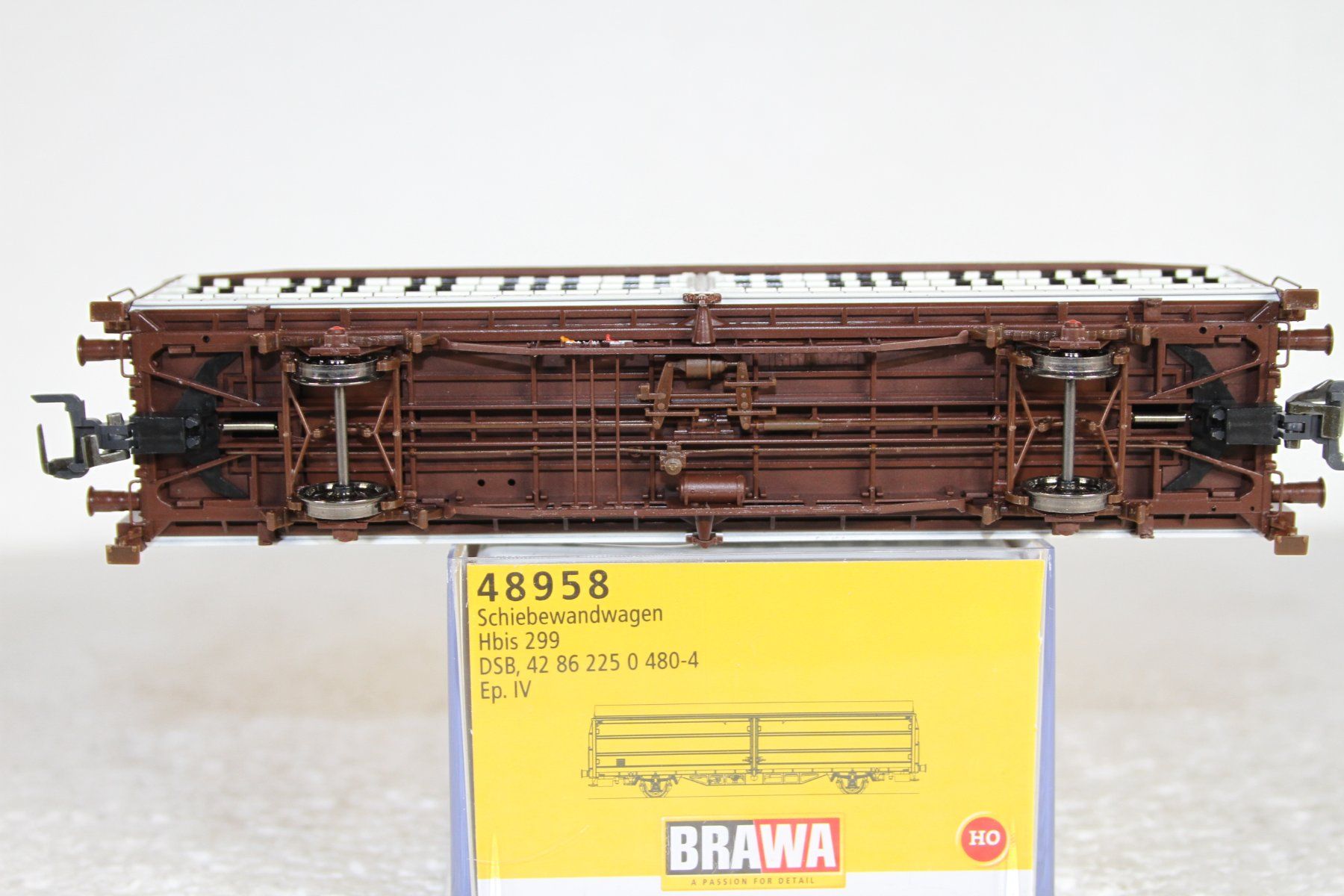 Brawa Modellini di ferrovie: Brawa 48958 DSB Schiebewandwagen Hbis 299 DC – Nuovo (secondo la descrizione) da Triesen venduto da gleis8 8
