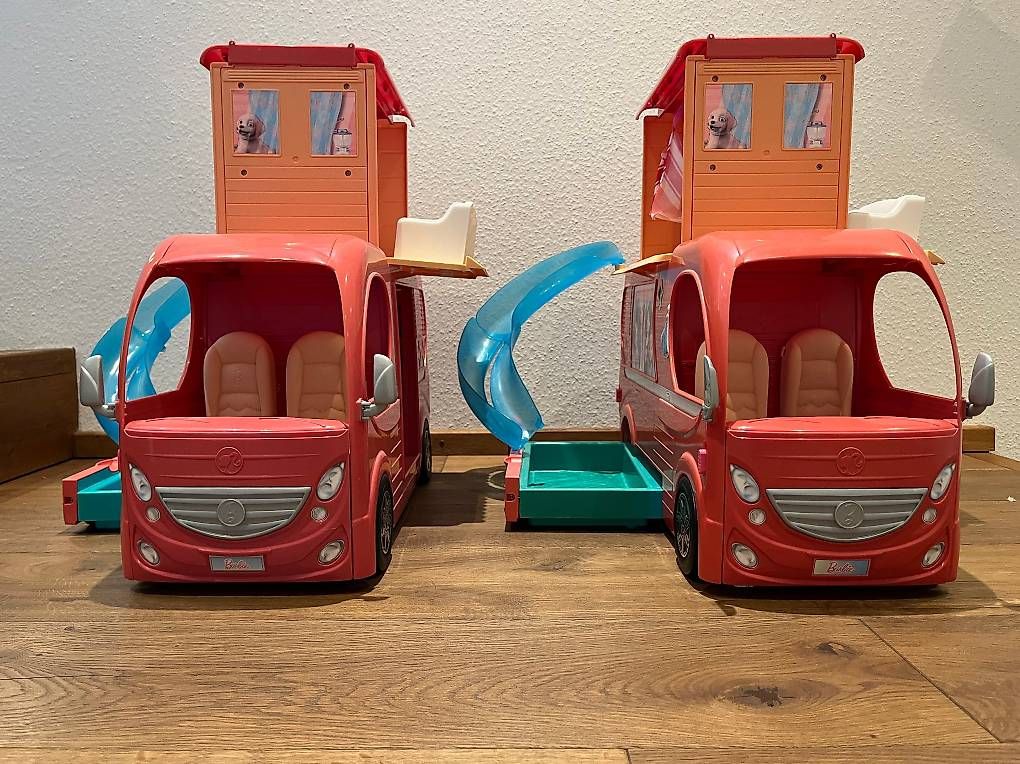 Giocattoli: 2 Stück Barbie Wohnmobil Camper – Usato da Lausen venduto da Saxibe 3