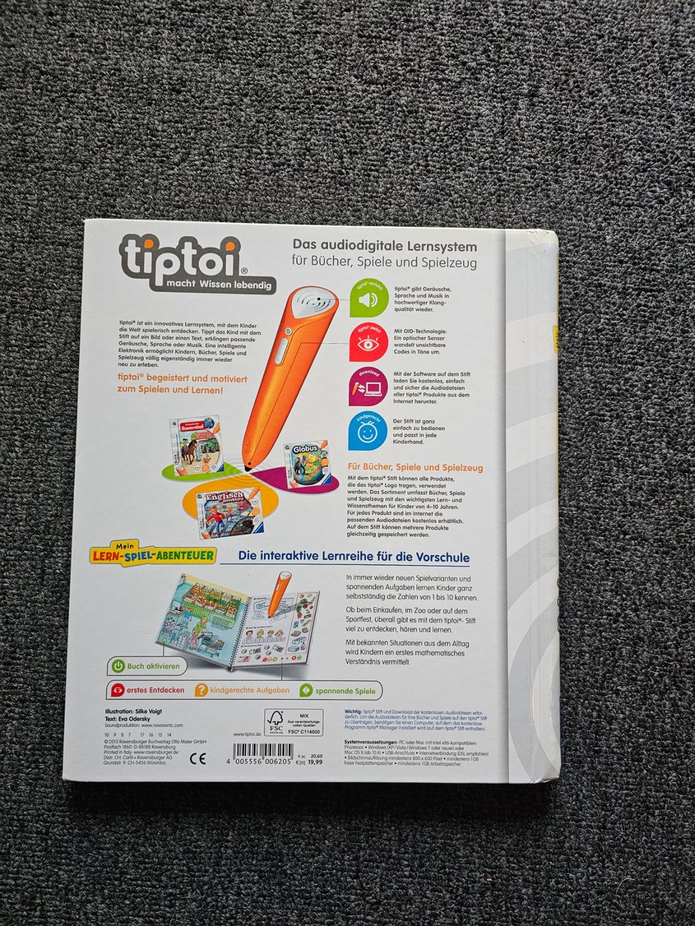 Libri: Tiptoi - Erste Zahlen – Usato da Rickenbach SO venduto da tahitian 1