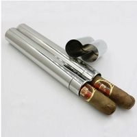Zigarren Rohr aus Edelstahl