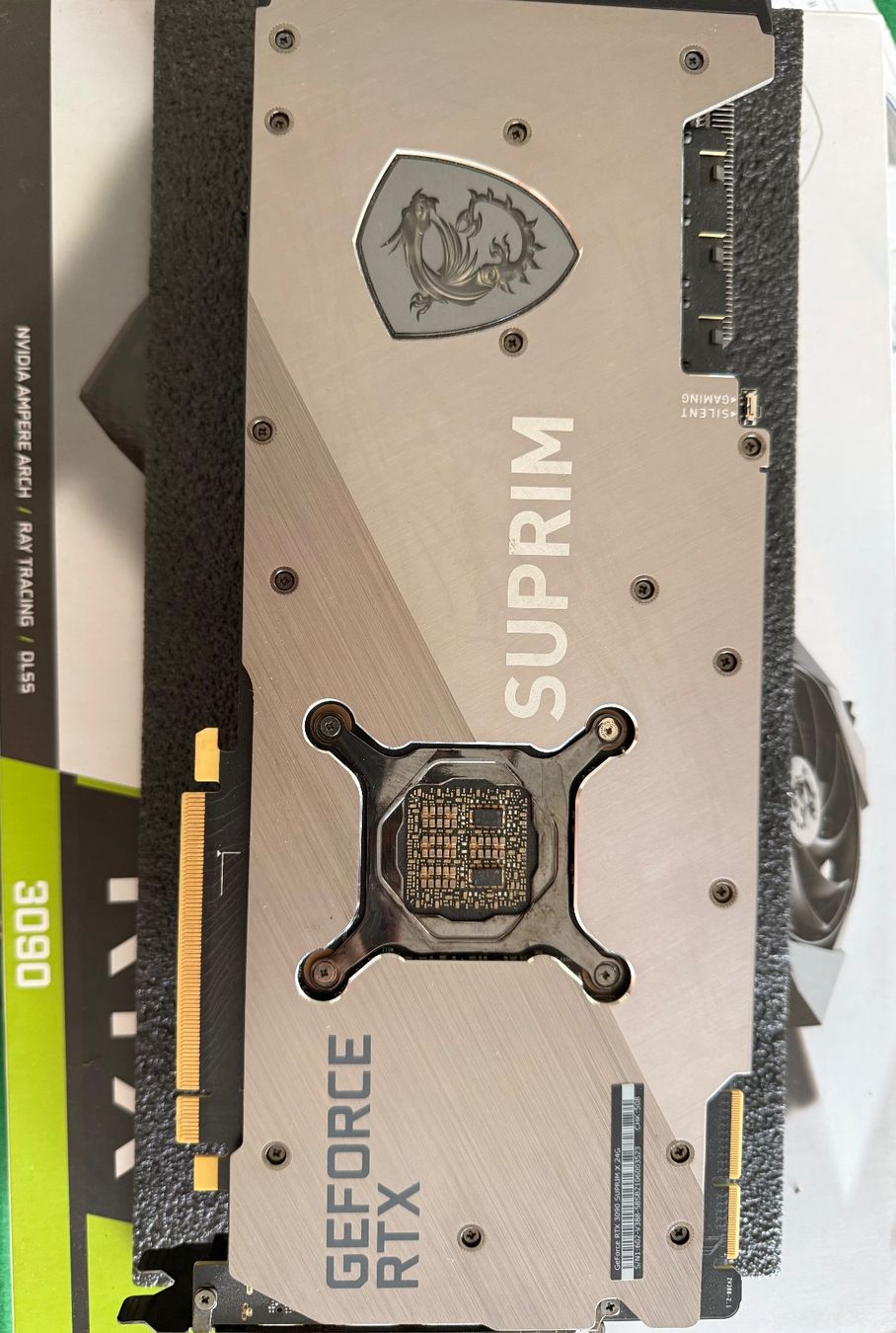 MSI Schede grafiche: RTX 3090 MSI Suprim X – Usato da Brent venduto da mininarko 1
