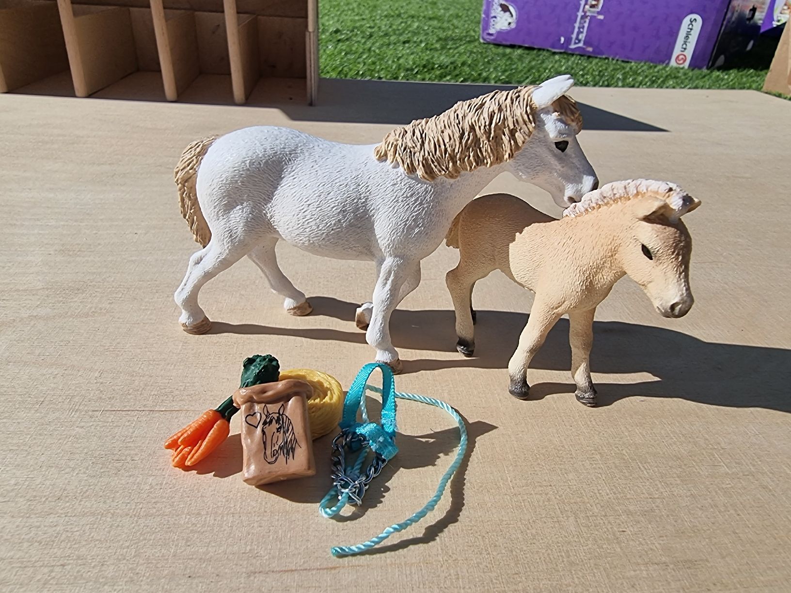 Schleich Giocattoli: Schleich Set Pferd und Fohlen – Usato da Ortschwaben venduto da Patrick1978 1