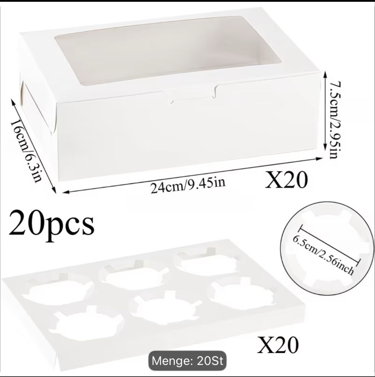 Teglie da forno: Cupcake-Set, Verpackungsformen – Nuovo e nell'imballaggio originale da Winterthur venduto da mar_8jks