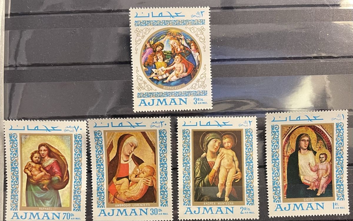Tutti i francobolli: Briefmarken Ajman Botticelli 3 Ris. Air Mail, Top Zustand – Nuovo (secondo la descrizione) da Bern venduto da TamSham