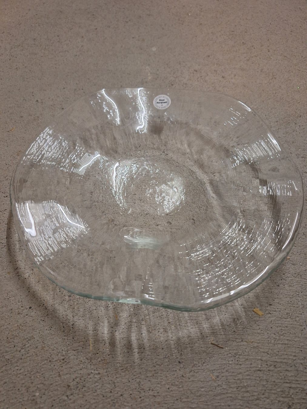 Glasi Hergiswil Schalen: Glas Schale, Glasi Hergiswil  – Gebraucht aus Brittnau von Norge77