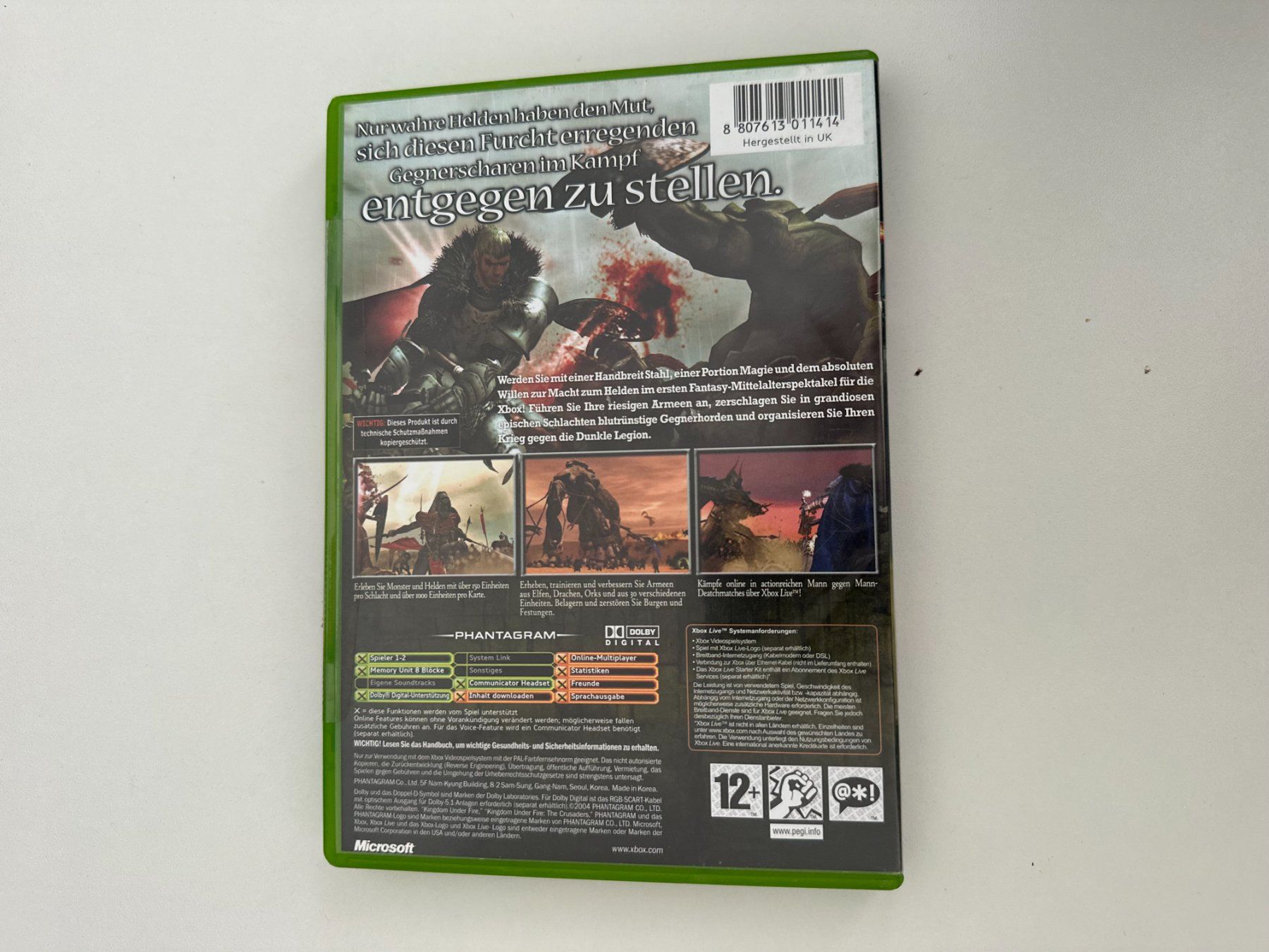 Microsoft Giochi: Kingdom Under Fire: The Crusaders, Xbox Original – Usato da Couvet venduto da Aura_aura 2