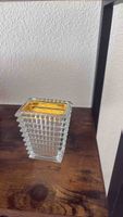 Glass vase with gold inlay good condition