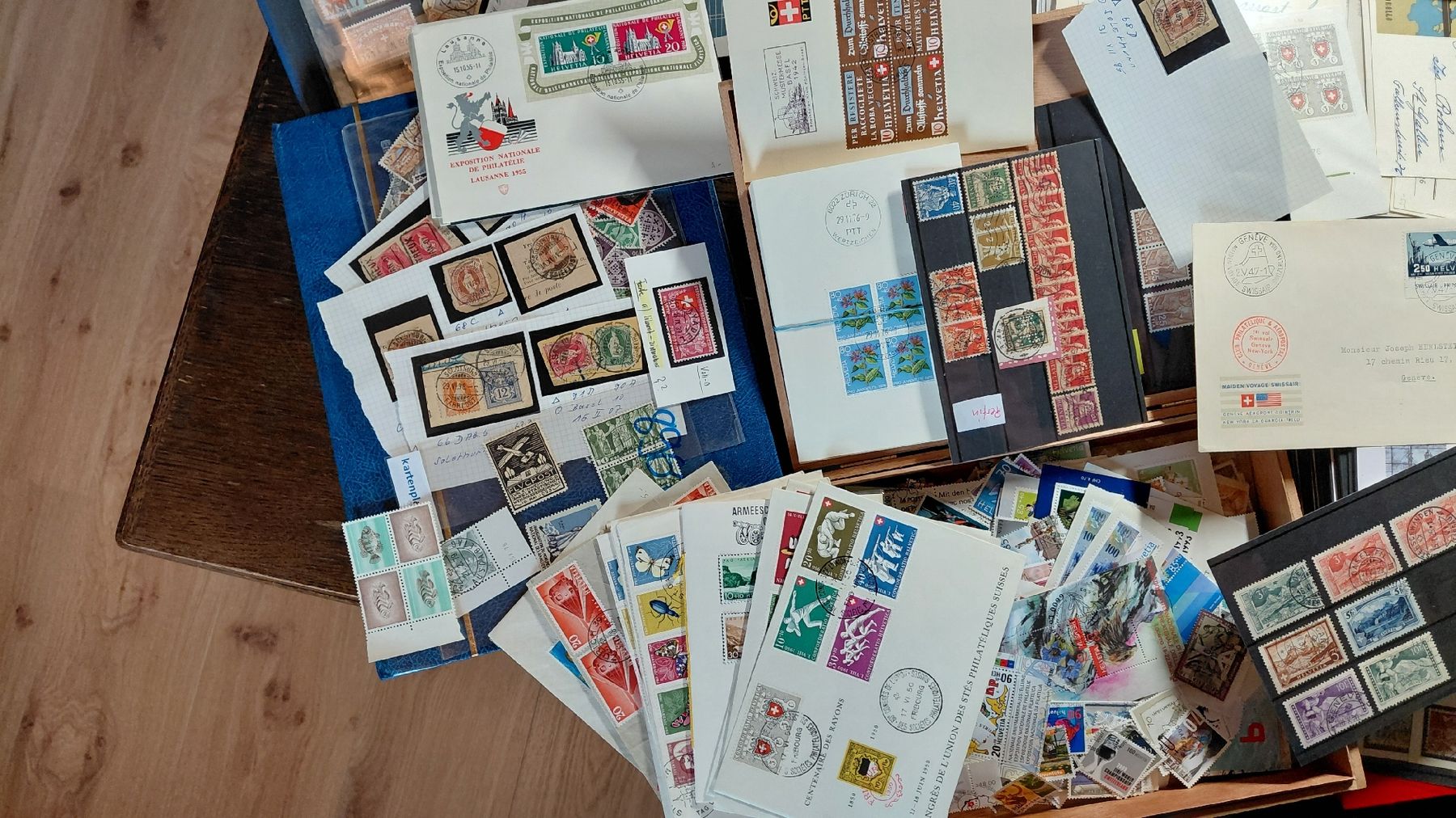 Alle Briefmarken: Riesige Sammlung Schweizer Briefmarken  – Gebraucht aus Riniken von ChriguG75 1