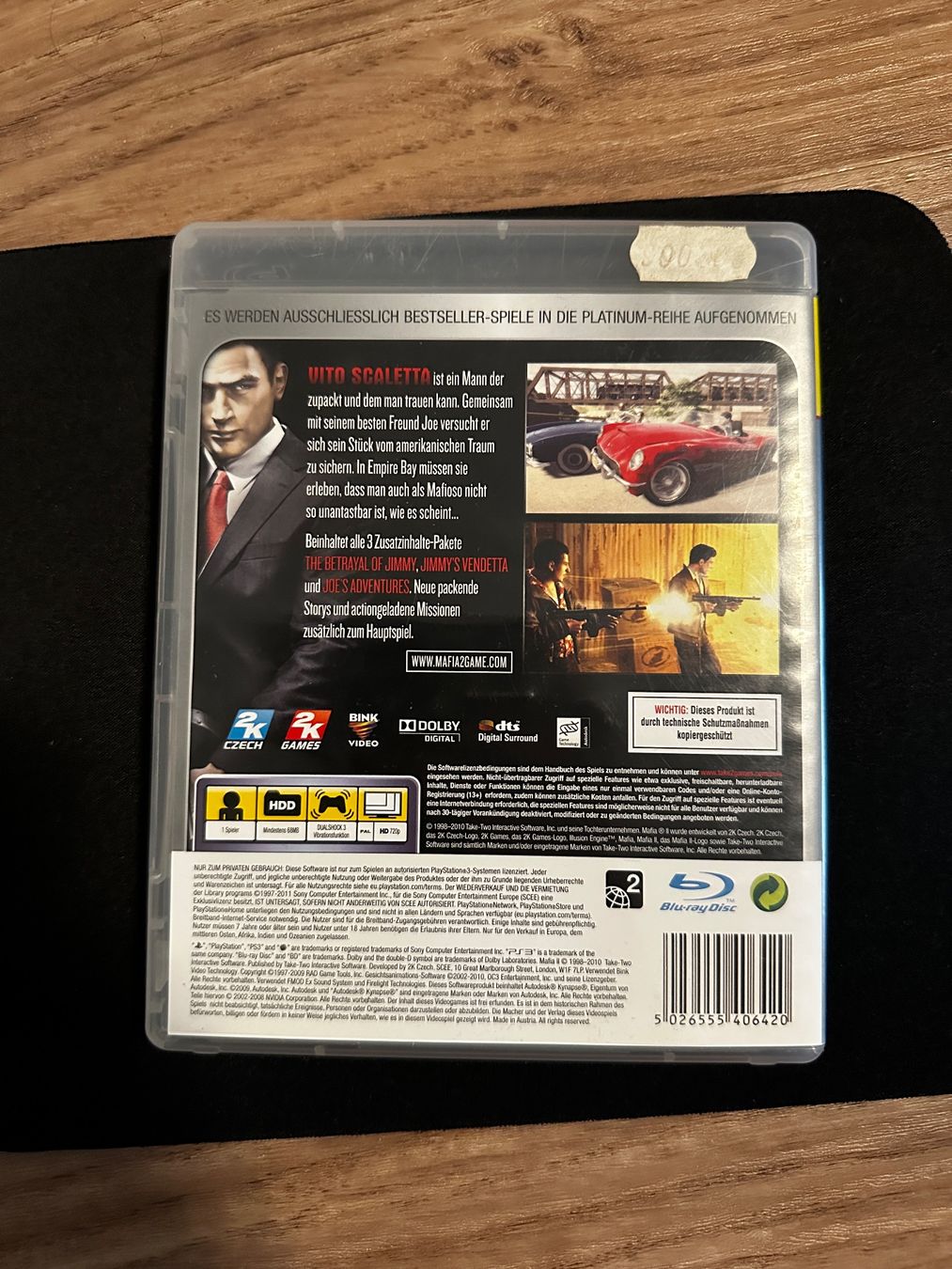Jeux: Mafia 2 - PS3 Spiel komplett – D'occasion à Sulz AG par DealWerk 1