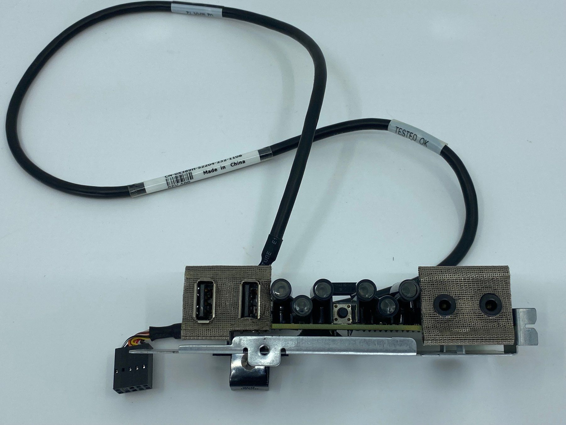 Elektronikbauteile: Dell Precision T3500/T5500 I/O USB Control Panel mit Kabel – Gebraucht aus Langwiesen von Restposten-24 2